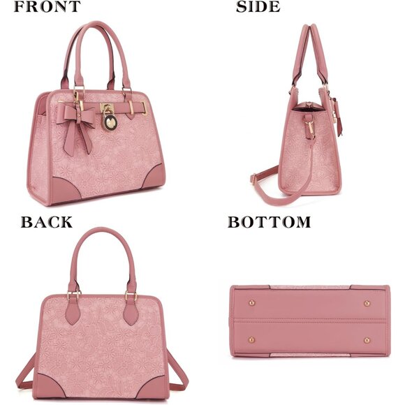 Fashion-Forward Medium Vegan Leather Handbags with Matching Wallet - Gift Ready! - Picture 3 of 6